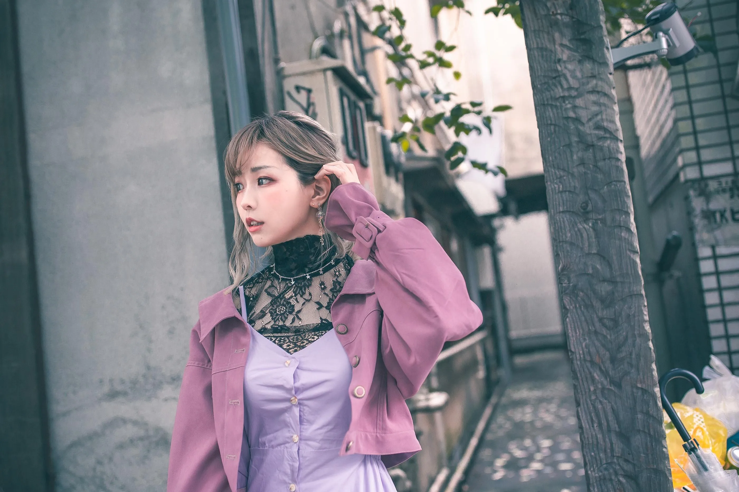 ElyEE子 – NO.90 [2020 Ely Collection] Digital photo set 10套-4 Pale Lavender [54P]插图3